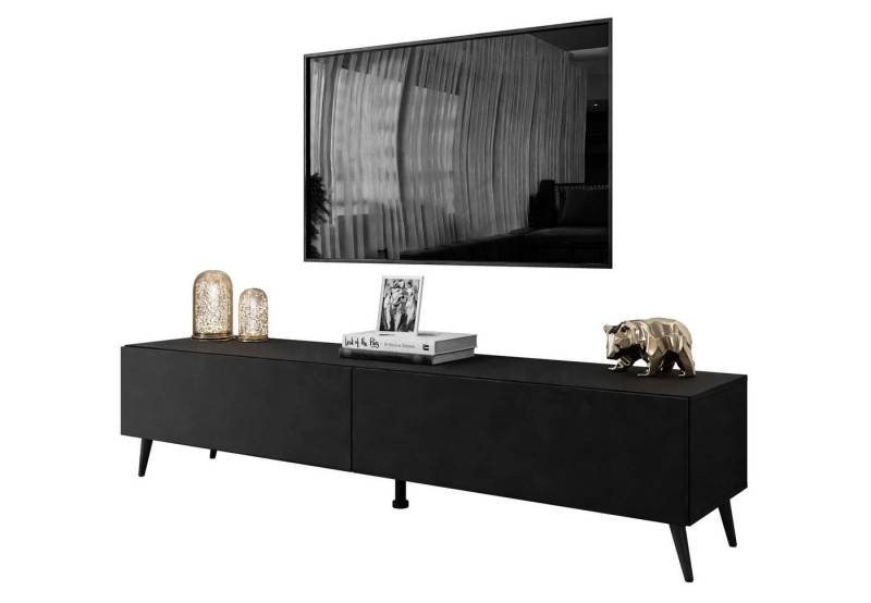 Lookway Lowboard COLETTE MATT TV-Schrank mit Füße und LED Beleuchtung Lookway Lowboard COLETTE MATT TV-Schrank mit Füße und LED Beleuchtung von Lookway