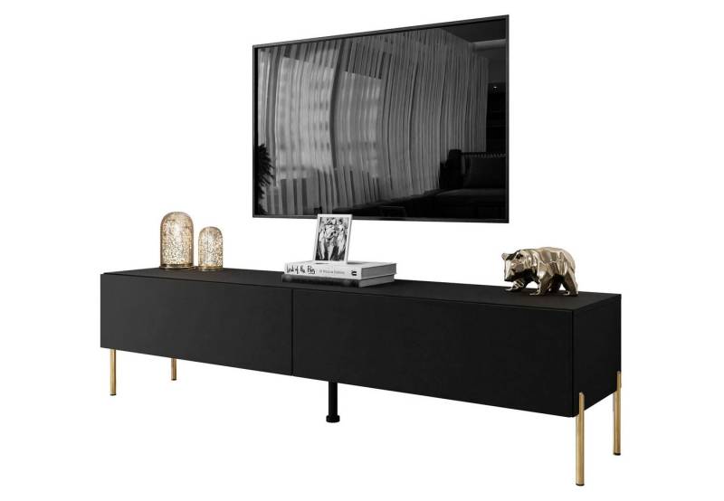 Lookway Lowboard COLETTE MATT TV-Schrank mit Füße und LED Beleuchtung von Lookway