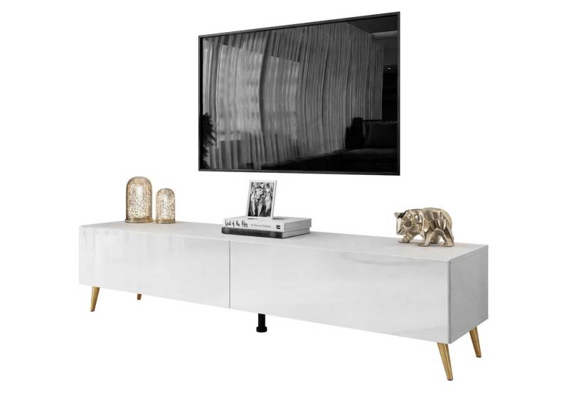 Lookway Lowboard COLETTE TV-Schrank mit Füße und LED Beleuchtung Lookway Lowboard COLETTE TV-Schrank mit Füße und LED Beleuchtung von Lookway