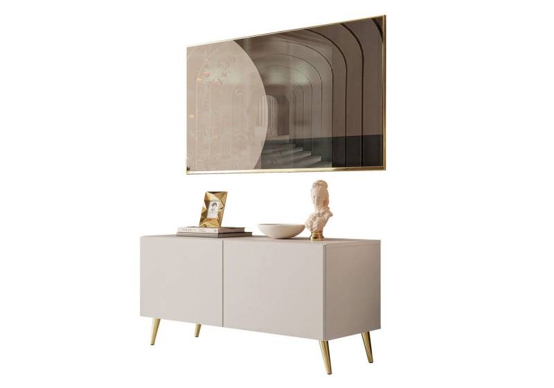 Lookway Lowboard COLGANTE KASCHMIR 100 cm TV Schrank auf Beinen Fernsehschrank von Lookway