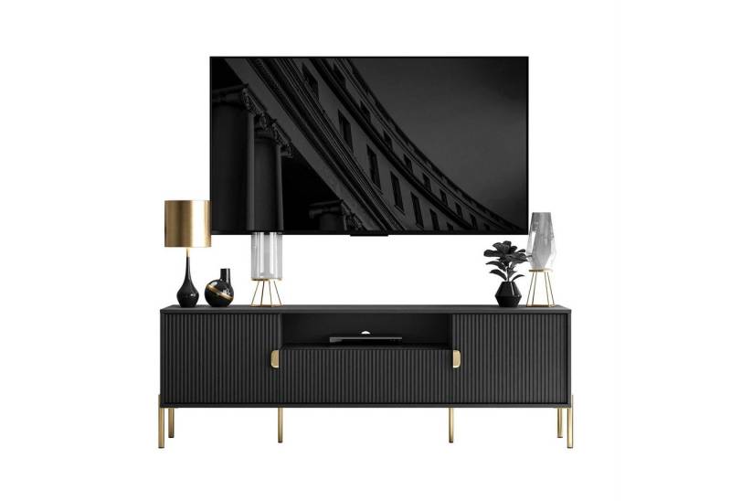 Lookway Lowboard DALIA 180 cm RTV Schrank mit Riffel-Front von Lookway