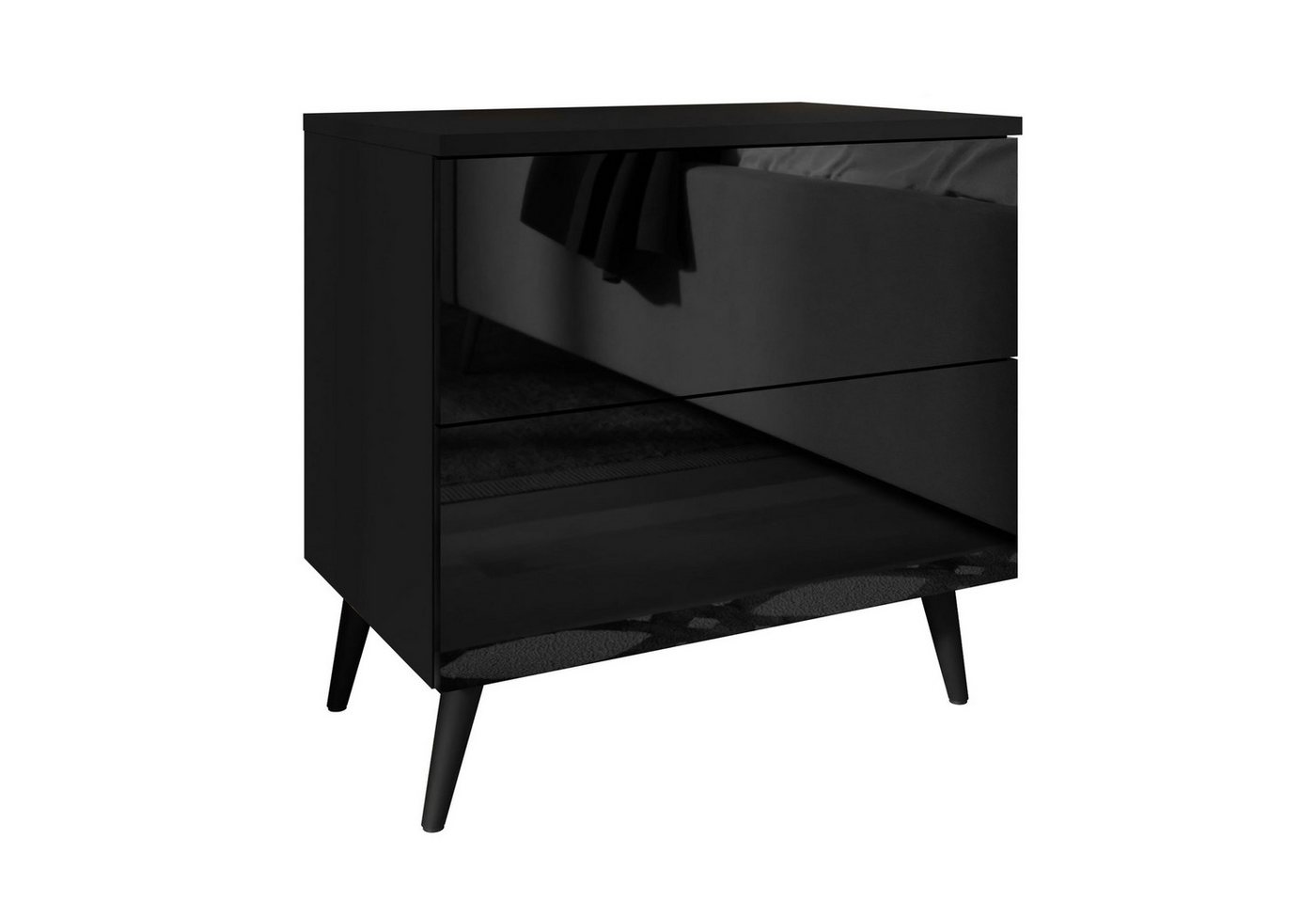 Lookway Nachttisch AURA mit Schubladen, Breite: 55 cm von Lookway