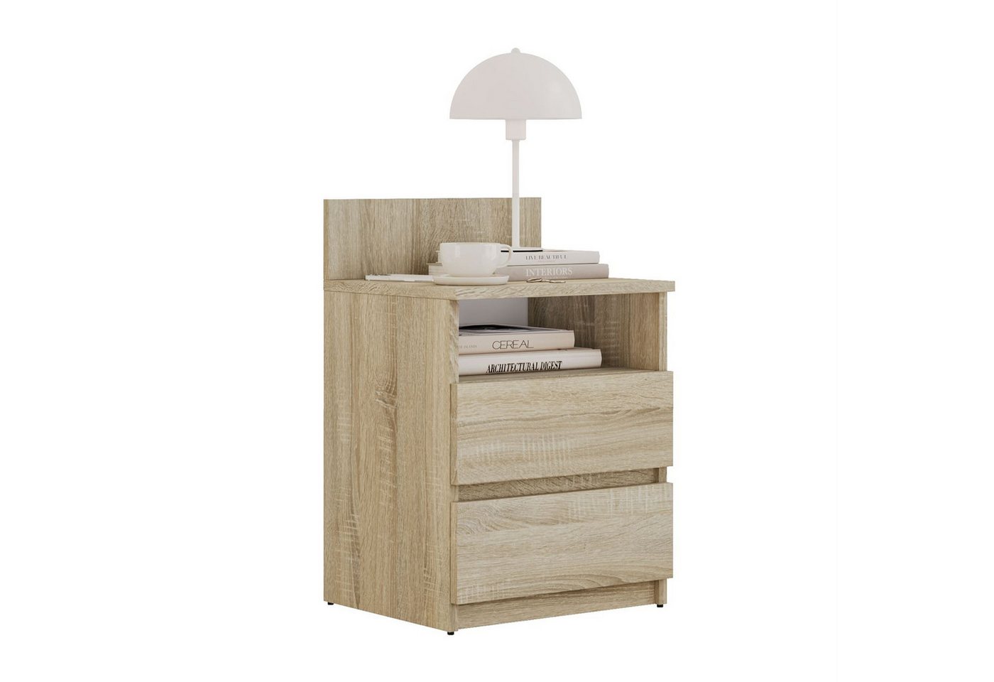 Lookway Nachttisch HANA M1 mit Schubladen (1x Nachttisch), Breite: 40 cm von Lookway