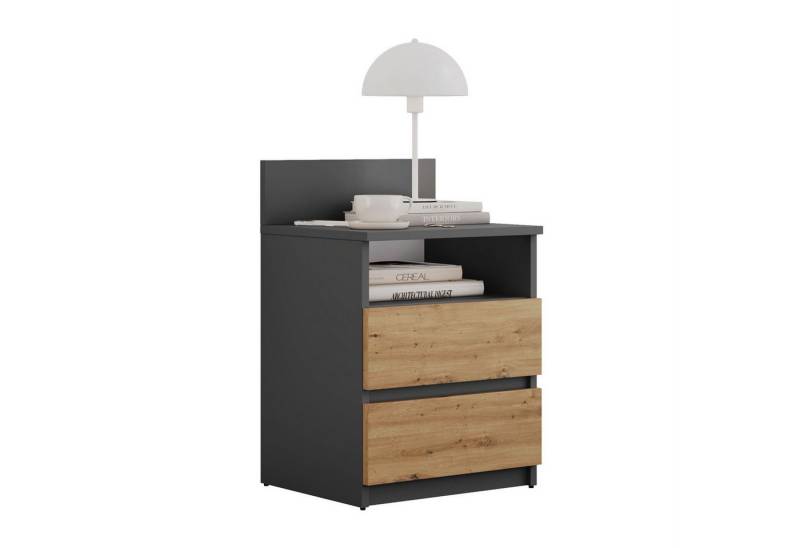 Lookway Nachttisch HANA M1 mit Schubladen (1x Nachttisch), Breite: 40 cm von Lookway