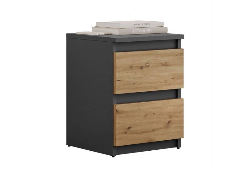 Lookway Nachttisch HANA M2 mit Schubladen (1x Nachttisch), Breite: 30 cm von Lookway