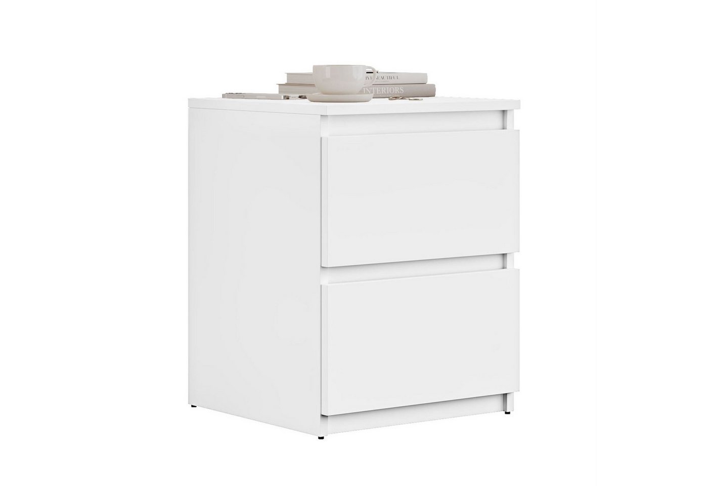 Lookway Nachttisch HANA W2 mit Schubladen (1x Nachttisch), Breite: 40 cm von Lookway