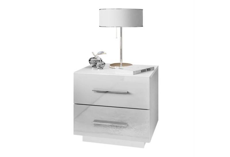 Lookway Nachttisch LINA LUX Hochglanz und LED, Breite 45 cm von Lookway