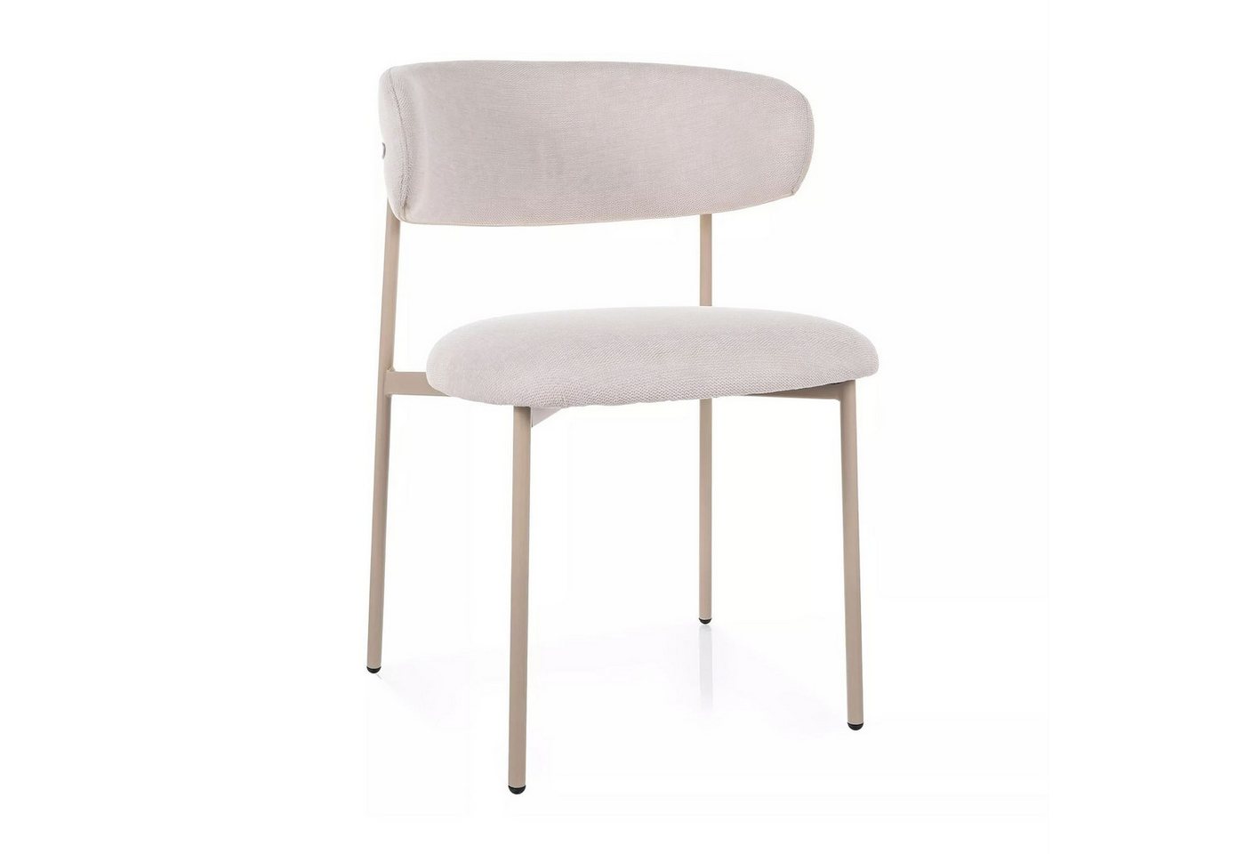 Lookway Polsterstuhl ELYSE KASCHMIR Stuhl in Beige mit kaschmirfarbenen Metallbeinen Lookway Polsterstuhl ELYSE KASCHMIR Stuhl in Beige mit kaschmirfarbenen Metallbeinen von Lookway