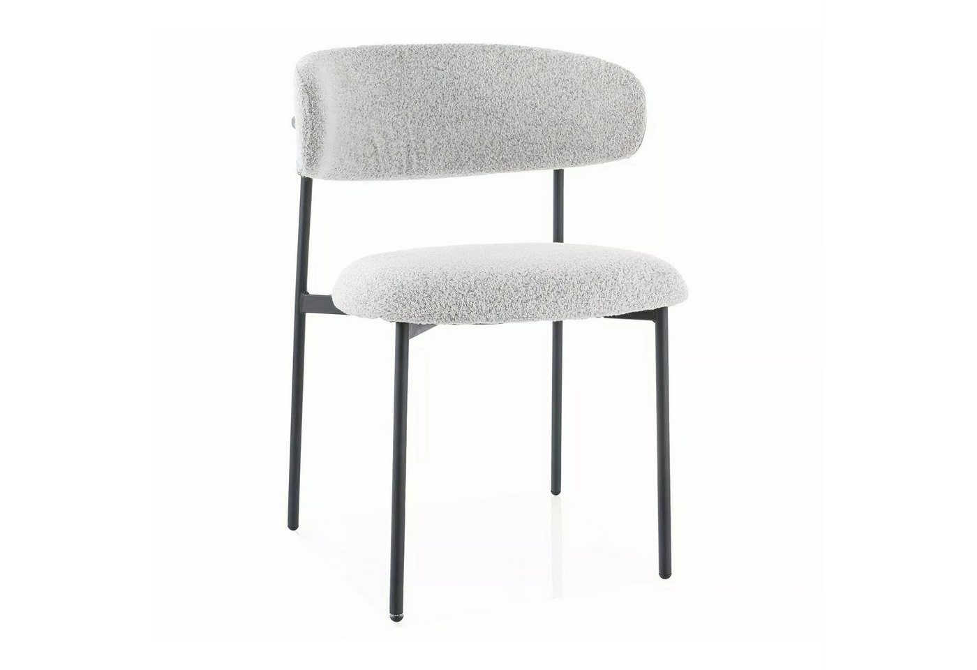 Lookway Polsterstuhl ELYSE Moderner Stuhl mit schwarzen Metallbeinen Lookway Polsterstuhl ELYSE Moderner Stuhl mit schwarzen Metallbeinen von Lookway
