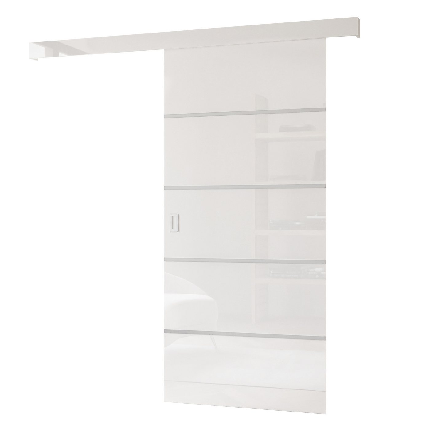 Lookway Schiebetür YORK GLOSSY II mit dekorativen Streifen Lookway Schiebetür YORK GLOSSY II mit dekorativen Streifen von Lookway