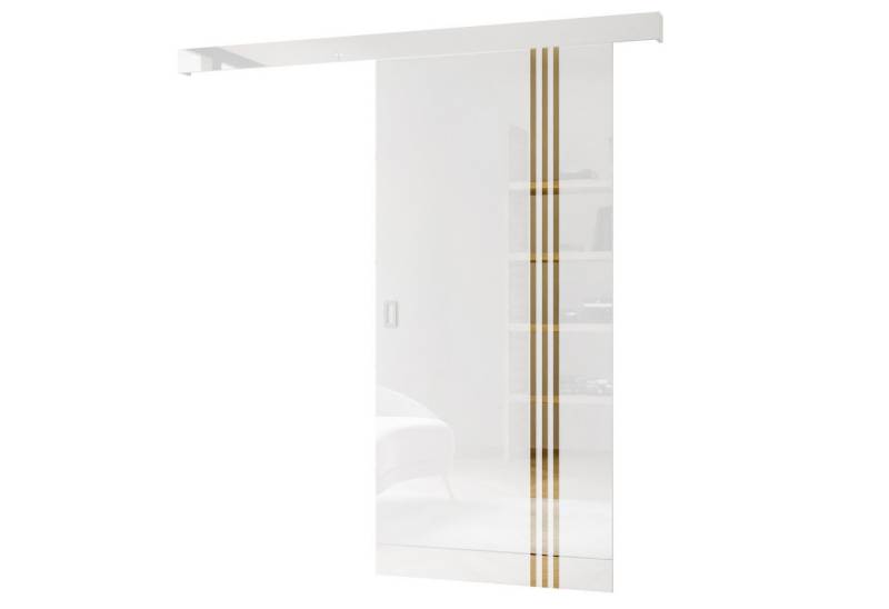 Lookway Schiebetür YORK GLOSSY III mit goldenen Streifen, Breite: 96 cm Lookway Schiebetür YORK GLOSSY III mit goldenen Streifen, Breite: 96 cm von Lookway