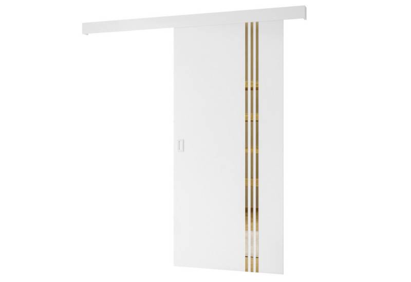 Lookway Schiebetür YORK MATT II mit goldenen Streifen, Breite: 96 cm Lookway Schiebetür YORK MATT II mit goldenen Streifen, Breite: 96 cm von Lookway