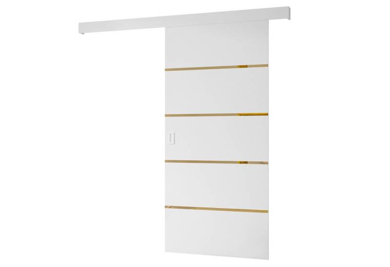 Lookway Schiebetür YORK MATT II mit goldenen Streifen, Breite: 96 cm Lookway Schiebetür YORK MATT II mit goldenen Streifen, Breite: 96 cm von Lookway