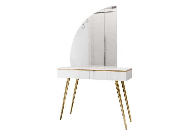 Lookway Schminktisch AURORA-SQ mit Spiegel und LED Beluchtung von Lookway
