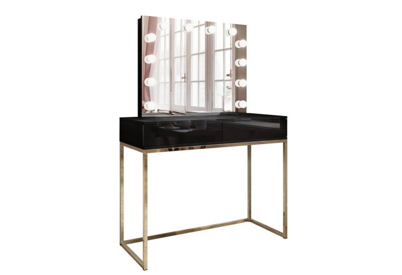 Lookway Schminktisch BLANCO GOLD CHROM ELITE von Lookway