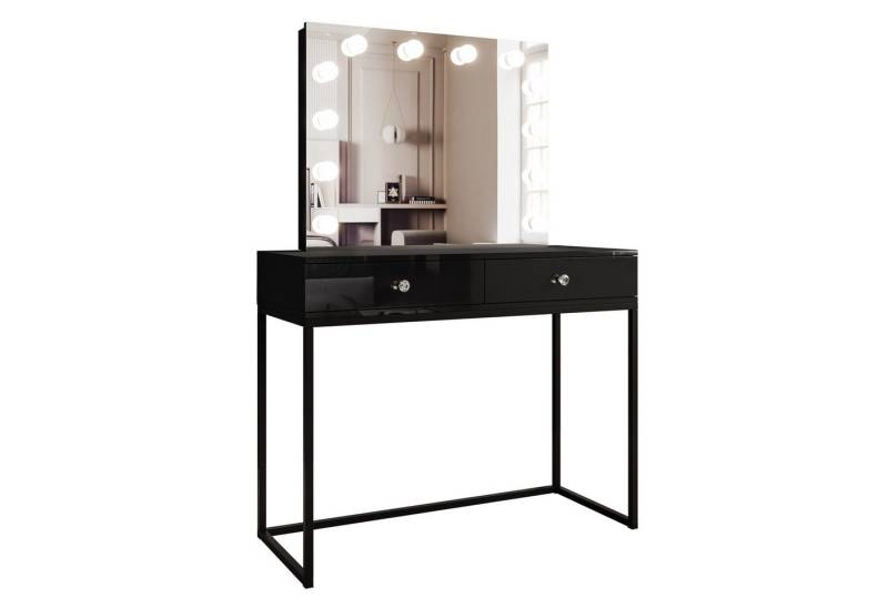 Lookway Schminktisch BLANCO LOFT ELITE mit Spiegel und Beleuchtung von Lookway