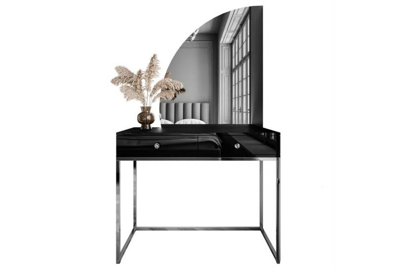 Lookway Schminktisch QUINNIE GLAMOUR mit LED Spiegel (1x Konsole 1x Spiegel), Breite: 100 cm von Lookway