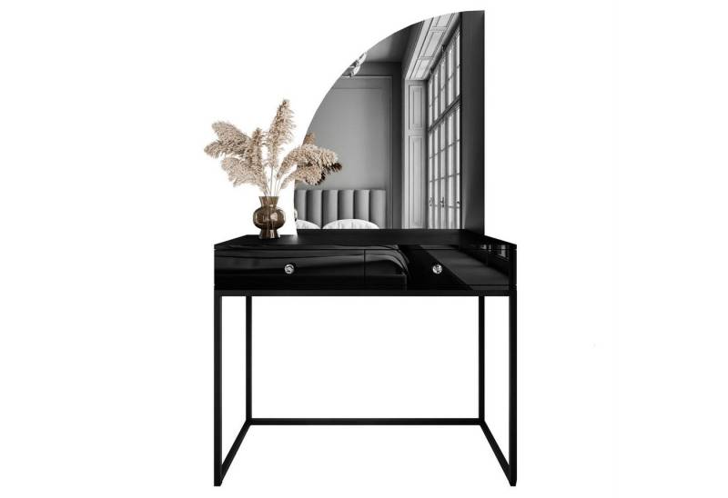 Lookway Schminktisch QUINNIE mit LED Spiegel (1x Konsole 1x Spiegel), Breite: 100 cm von Lookway