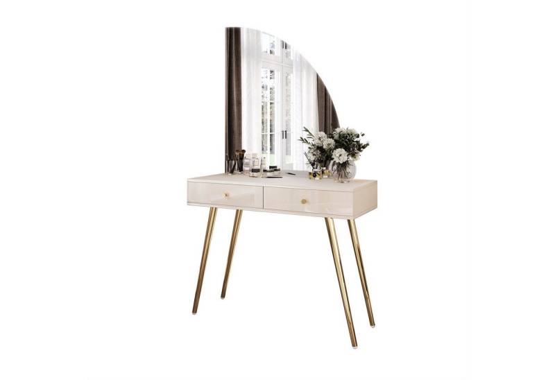 Lookway Schminktisch SIENNA-QS KASCHMIR mit LED-Spiegel (1x Konsole 1x Spiegel), Breite: 100 cm von Lookway