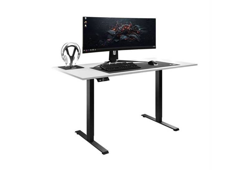 Lookway Schreibtisch Verstellbarer SPACE GAMING mit Metallbeinen, Breite 140 cm von Lookway
