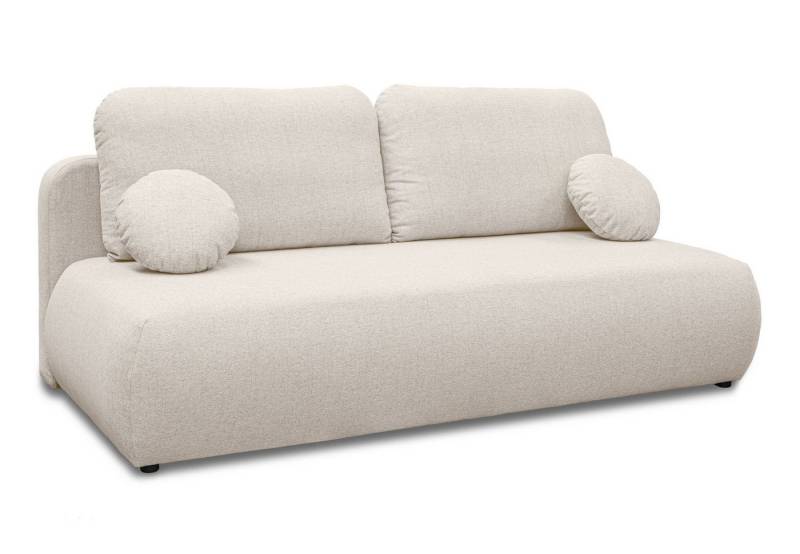 Lookway Sofa Zweisitzer-Sofa CLAIRE mit Schlaffunktion, mit Bett funktion und Bettkasten von Lookway
