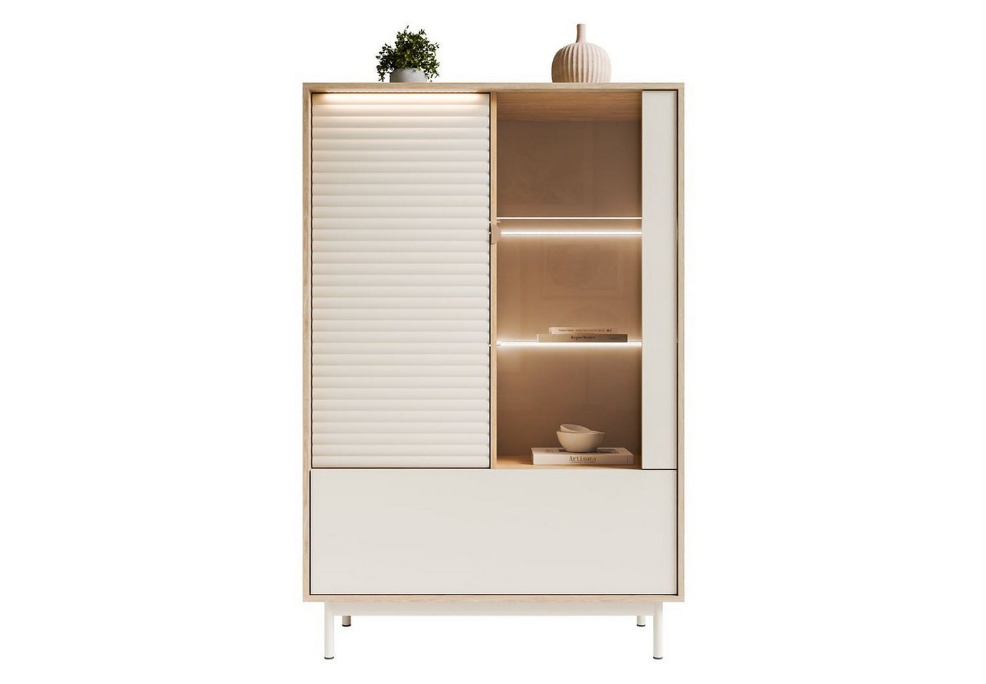 Lookway Standvitrine FLORENCE 2D1W mit LED-Beleuchtung Breite: 100 cm Lookway Standvitrine FLORENCE 2D1W mit LED-Beleuchtung Breite: 100 cm von Lookway