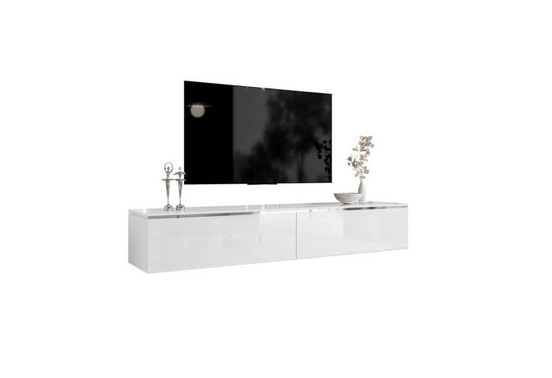 Lookway TV-Schrank AURORA SILVER 180 cm Hängeschrank für den Fernseher Breite: 180 cm von Lookway