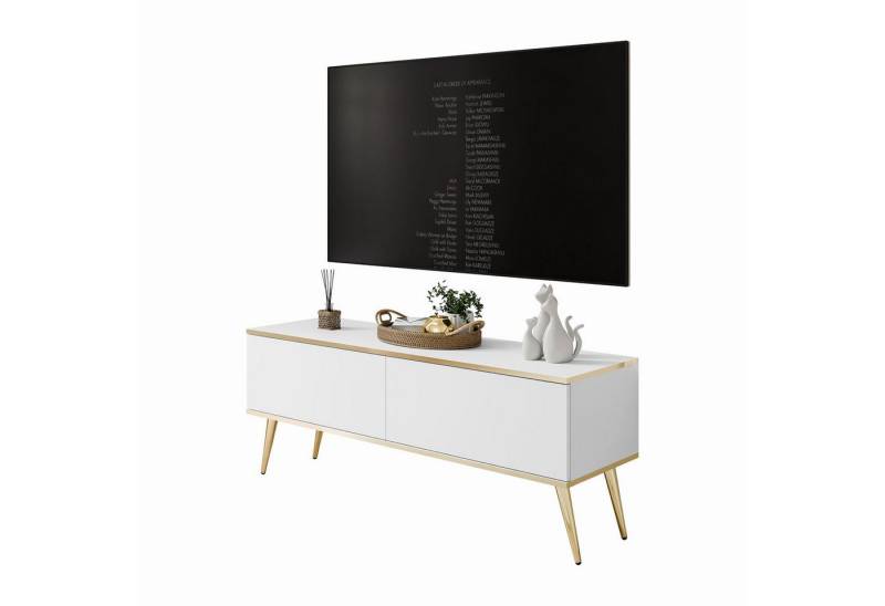 Lookway TV-Schrank OXFORD III 135 cm TV-Sideboard auf goldenen Füßen Breite: 175 cm von Lookway