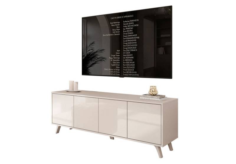 Lookway TV-Schrank SANAYI in Kaschmir mit eleganten Füßen Breite: 156 cm von Lookway