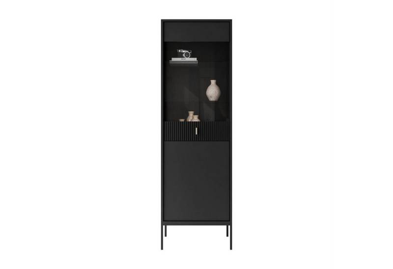Lookway Vitrine MIDNIGHT mit Glastür auf Gestell Breite: 54 cm von Lookway
