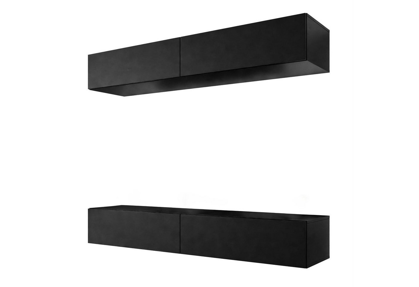 Lookway Wohnwand COLETTE MATT mit Push-to-Open-System und LED-Beleuchtung Lookway Wohnwand COLETTE MATT mit Push-to-Open-System und LED-Beleuchtung von Lookway