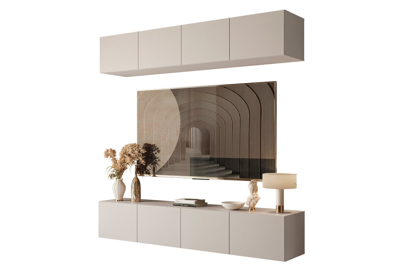 Lookway Wohnwand COLGANTE KASCHMIR mit LED, Fronten in Matt Lookway Wohnwand COLGANTE KASCHMIR mit LED, Fronten in Matt von Lookway