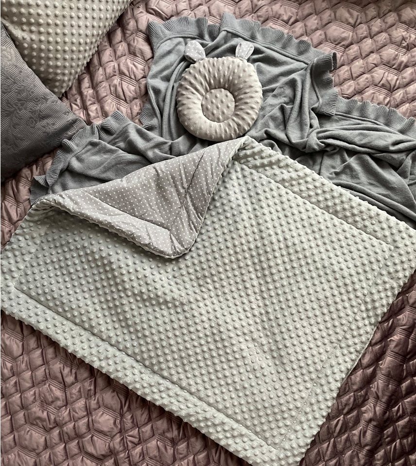 Babydecke Warm, Mittelwarm BAUMWOLLE/MINKY Babydecke 80x100 cm Kuscheldecke, Loolay, Warm und Weich Babybett und Kinderwagen DECKE von LOOLAY® von Loolay