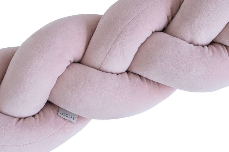 Loolay Nestchenschlange SAMT ALTROSA Geflochtenes Kissen Zierkissen Dekokissen Bettumrandung, (Zugluftstopper Zugluft Schlange Wickeltischumrandung Babybett Kinderzimmer Schut, VELOURS SAMT Bettschlange 100 150 200 300 400 cm Länge auf Anfrage), Zugluftstopper tolle Wohndekoration Geschenk Loolay Nestchenschlange SAMT ALTROSA Geflochtenes Kissen Zierkissen Dekokissen Bettumrandung, (Zugluftstopper Zugluft Schlange Wickeltischumrandung Babybett Kinderzimmer Schut, VELOURS SAMT Bettschlange 100 150 200 300 400 cm Länge auf Anfrage), Zugluftstopper tolle Wohndekoration Geschenk von Loolay