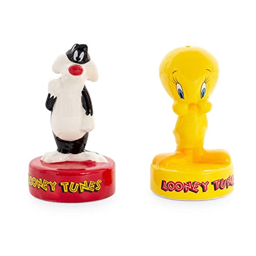 Looney Tunes Sylvester and Tweety Salz- und Pfefferstreuer aus Keramik, 2 Stück Looney Tunes Sylvester and Tweety Salz- und Pfefferstreuer aus Keramik, 2 Stück von Looney Tunes