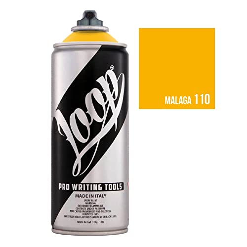 LOOP COLORS PAINT bunt - Spraydose Spray Sprühdose Sprühfarbe Farbspray bunt 400ml - 174 Farben (LP-110 MALAGA) von Loop Colors