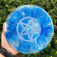 Blaues Pendelbrett Aus Resin von LoopcoopShop