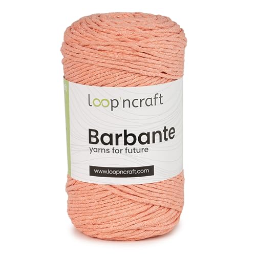 Loopncraft Makramee Garn Lachsrosa, 2mm - 155m - 250g, Kettengarn, Barbante, Recycling Garn Loopncraft Makramee Garn Lachsrosa, 2mm - 155m - 250g, Kettengarn, Barbante, Recycling Garn von Loopncraft