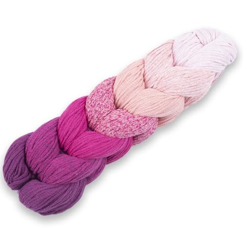 Loopncraft Makramee Ombre, Pinke Rosen, 250m - 250g, Farbverlaufsgarn, Recycling Garn Loopncraft Makramee Ombre, Pinke Rosen, 250m - 250g, Farbverlaufsgarn, Recycling Garn von Loopncraft