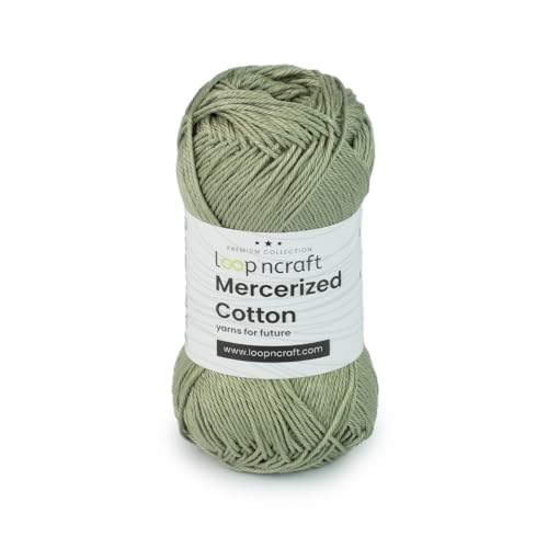 Loopncraft Mercerized Cotton Sage Green von Loopncraft