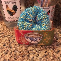 Schale Scrubbies/Badezimmer Scrubber/Topf Scrubber/Knit Scrubby/Loom Stricken Scrubby/Knit Dish Scrubby von LoopsbyRobyn