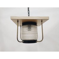 Mid-Century Modern Pendellampe | Retro Deckenleuchte Jugoslawien 70Er von LoppisStore