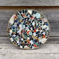 Vintage Stein Mosaik Topfuntersetzer Für Die Küche von Loppislover