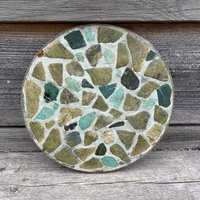 stein Mosaik Trivet/Schwedisch Handgemacht Vintage Küchendeko Esstisch Wohnkultur Rustikal Landhaus Bauernhaus von Loppislover