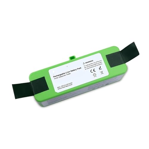 Loqawkmlc 14,8 V 5000 mAh Li-Ionen-Akku, kompatibel mit Roomba 980 981 960 970 895 890 860 695 680 690 675 640, ersetzt 1800 mAh Akku Loqawkmlc 14,8 V 5000 mAh Li-Ionen-Akku, kompatibel mit Roomba 980 981 960 970 895 890 860 695 680 690 675 640, ersetzt 1800 mAh Akku von Loqawkmlc