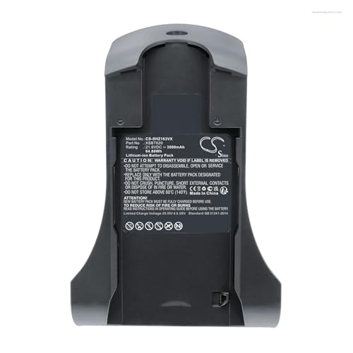 Loqawkmlc 21,6 V 2000 mAh/3000 mAh Staubsaugerbatterie XSBT620, kompatibel mit Shark IZ162H IZ162HC IZ163 IZ361H IZ362H IZ363HT QZ162HQBI QZ162HQDE QZ162HQLC(3000mAh) von Loqawkmlc