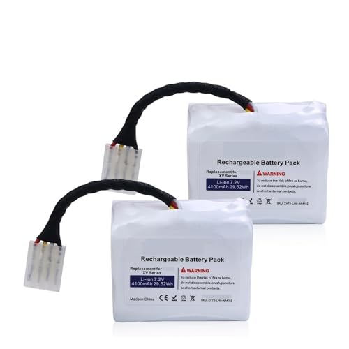 Loqawkmlc 7,2 V 4100 mAh Li-Ionen-Akku, kompatibel mit Neato XV-11 XV-12 XV-14 XV-15 XV-21 XV-25, Ersatzakku for Staubsauger Loqawkmlc 7,2 V 4100 mAh Li-Ionen-Akku, kompatibel mit Neato XV-11 XV-12 XV-14 XV-15 XV-21 XV-25, Ersatzakku for Staubsauger von Loqawkmlc