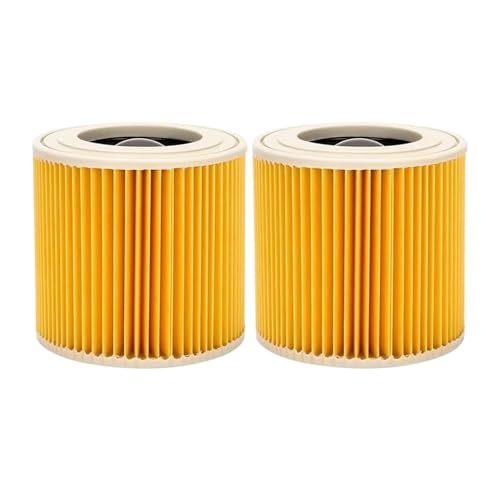 Loqawkmlc HEPA-Filter Kompatibel for Karcher WD WD2 WD3 WD1 MV3 MV2 WD2250 WD3.200 WD3.300 A2004 A2054 A2204 A2656, Staubsauger Teile Zubehör(2pcs) von Loqawkmlc