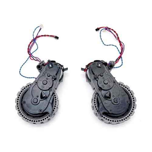 Loqawkmlc Rad kompatibel for Ecovacs Deebot X1 Omni / T10 /X1 Plus/ T20, Linke und rechte Räder Roboter-Staubsauger-Teilezubehör(Wheels 1Pair) von Loqawkmlc