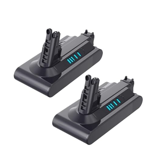Loqawkmlc V10-Ersatzakku, Lithium-Ionen, 25,2 V, 6000 mA, Akkupack, 7 Zellen (206340), kompatibel mit Dyson V10 RH-10 SV12 SV14 7INR21/70(6000mAh-2) von Loqawkmlc
